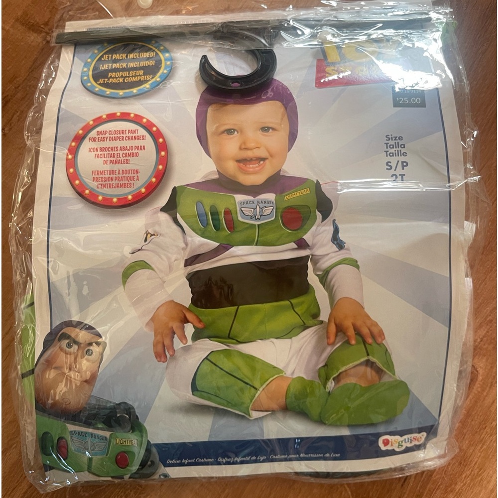 COPY - 2T buzz light-gear costume! Only worn once. Great condition.